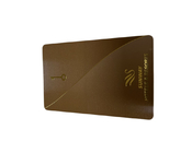 호텔 Ving 카드 핫 스탬프 금 RFID 도어 키 금속성 NFC 카드