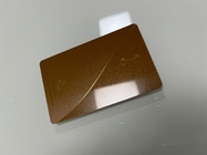 호텔 Ving 카드 핫 스탬프 금 RFID 도어 키 금속성 NFC 카드