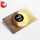 금 읽기/쓰기 금속 지갑 카드 높이 광택 있는 뜨거운 각인하거나 자석 줄무늬