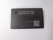 은행을 위한 브러시 마감 미페어 1k Nfc 금속 RFID 카드