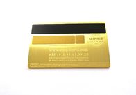 SLE4442 접촉 칩 마그네틱 스트라이프와 0.8 밀리미터 금속 신용 카드를 맞추어주세요