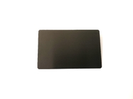 스마트 쓰기 가능 NFC QR 금속 비즈니스 ID 카드 매트 블랙 브러시 마감