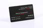 찰상 저항하는 검정 PVC 명함, 85x54x0.5mm 탄소 섬유 일원 카드