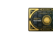 놋쇠 금속 메탈 회원 카드 레이저는 매트 검정색 0.8 밀리미터 두께를 새깁니다