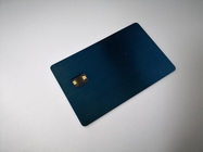 솔질된 NFC 금속 선불한 RFID 스마트월렛 카드 청색과 연락하세요