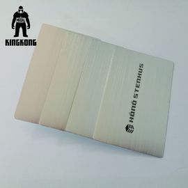 분장 기술자 레이저 커트 주문 금속 회원증 인쇄할 수 있는은 색깔