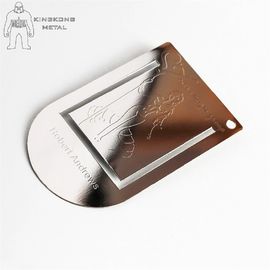 색깔은 새겨진 남자 선전용 선물 로고를 위한 새겨진 금속 책갈피를 인쇄했습니다