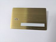 호화스러운 IC 칩 4442 금속 사업 신용 카드 솔 완성되는 크기 85*54*0.6mm