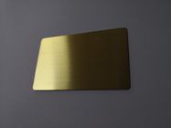 금 브러시 작은 칩은 0.8 밀리미터 금속 회원 카드를 배열합니다