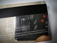 히코 마그네틱 스트라이프와 스터링 실버 금속 회원 카드