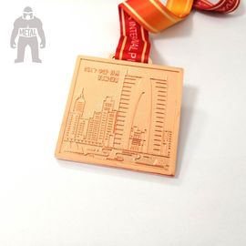 팀 Competetion 달리기 경기를 위한 둥근 정연한 로즈 금속 금메달 현상 금메달